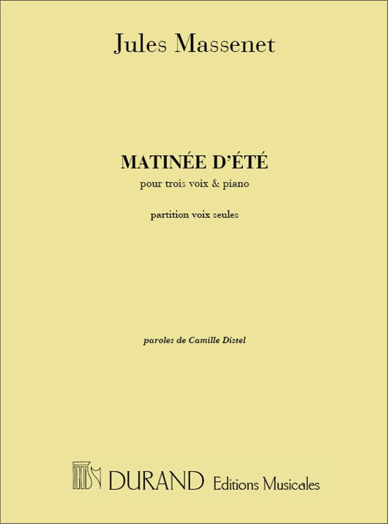 Matinee D'Ete 3 Voix